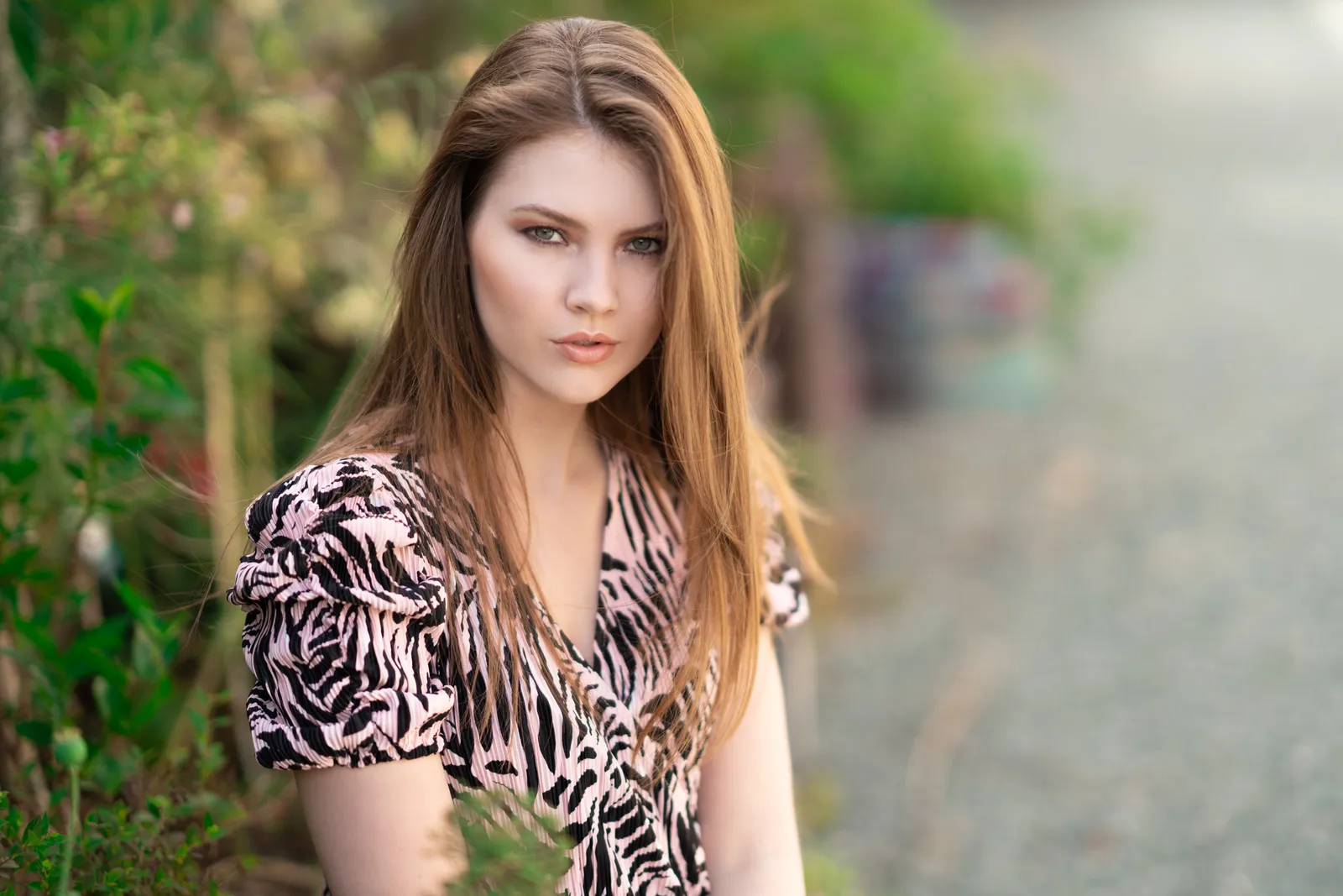 Outside